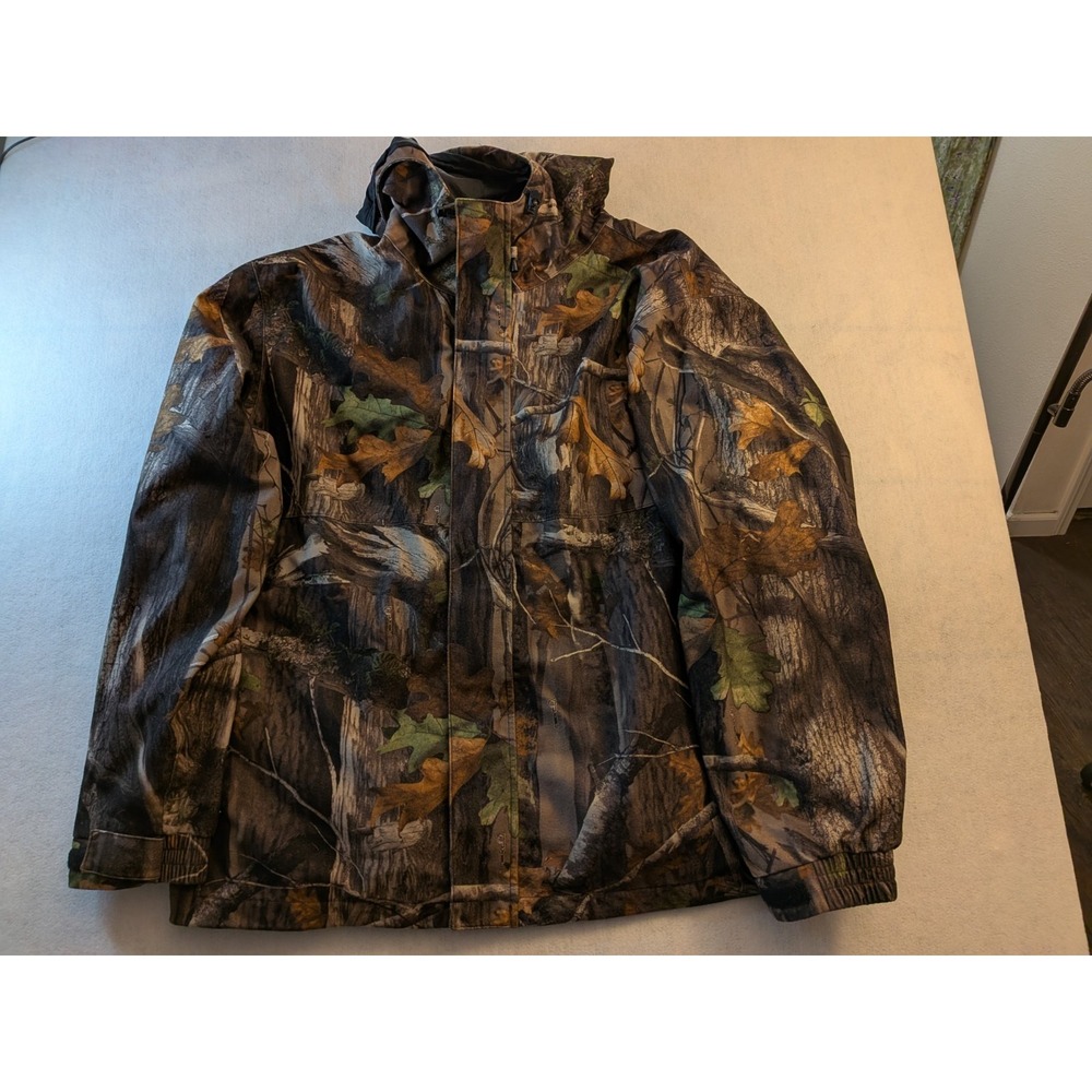 Creekside Next G-1 Vista Camo Hunting Jacket Men's 2XL Hooded Waterproof Mossy
